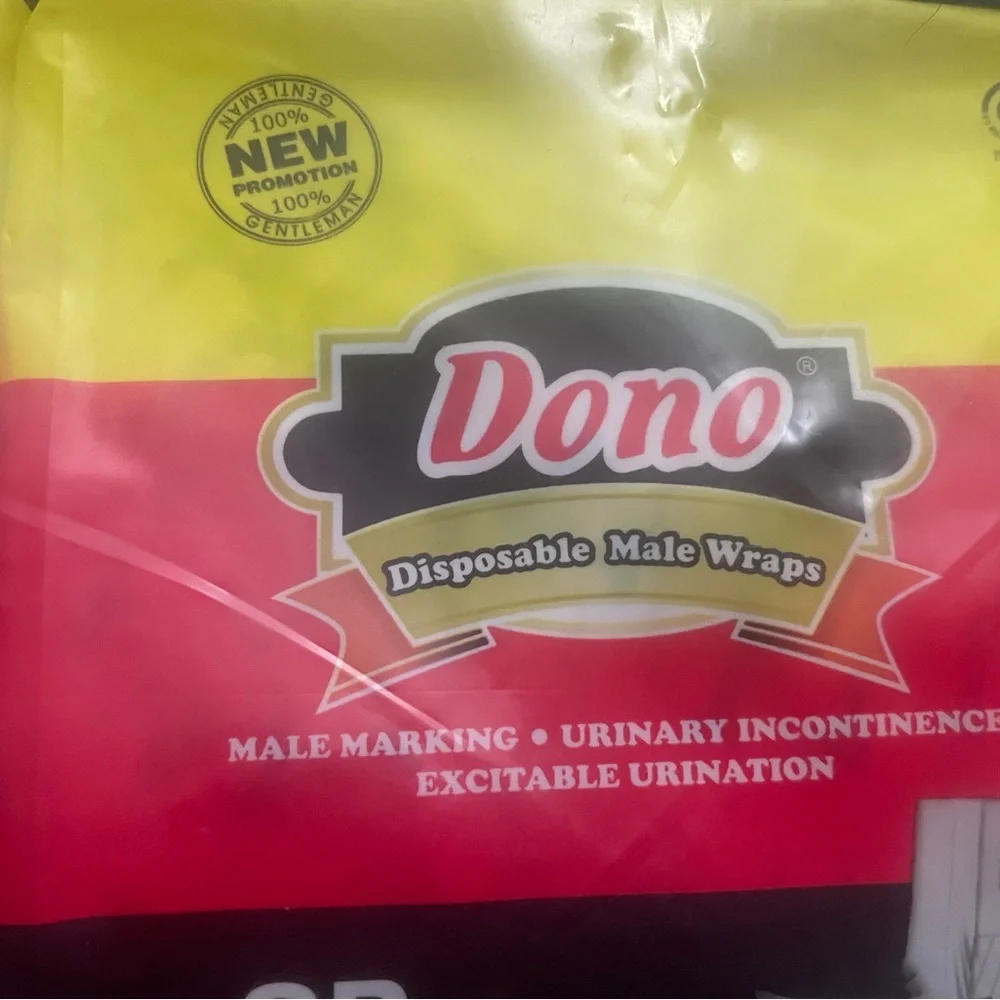 Lot of 4 8ct packs DONO Large Dog Diapers (32 total)